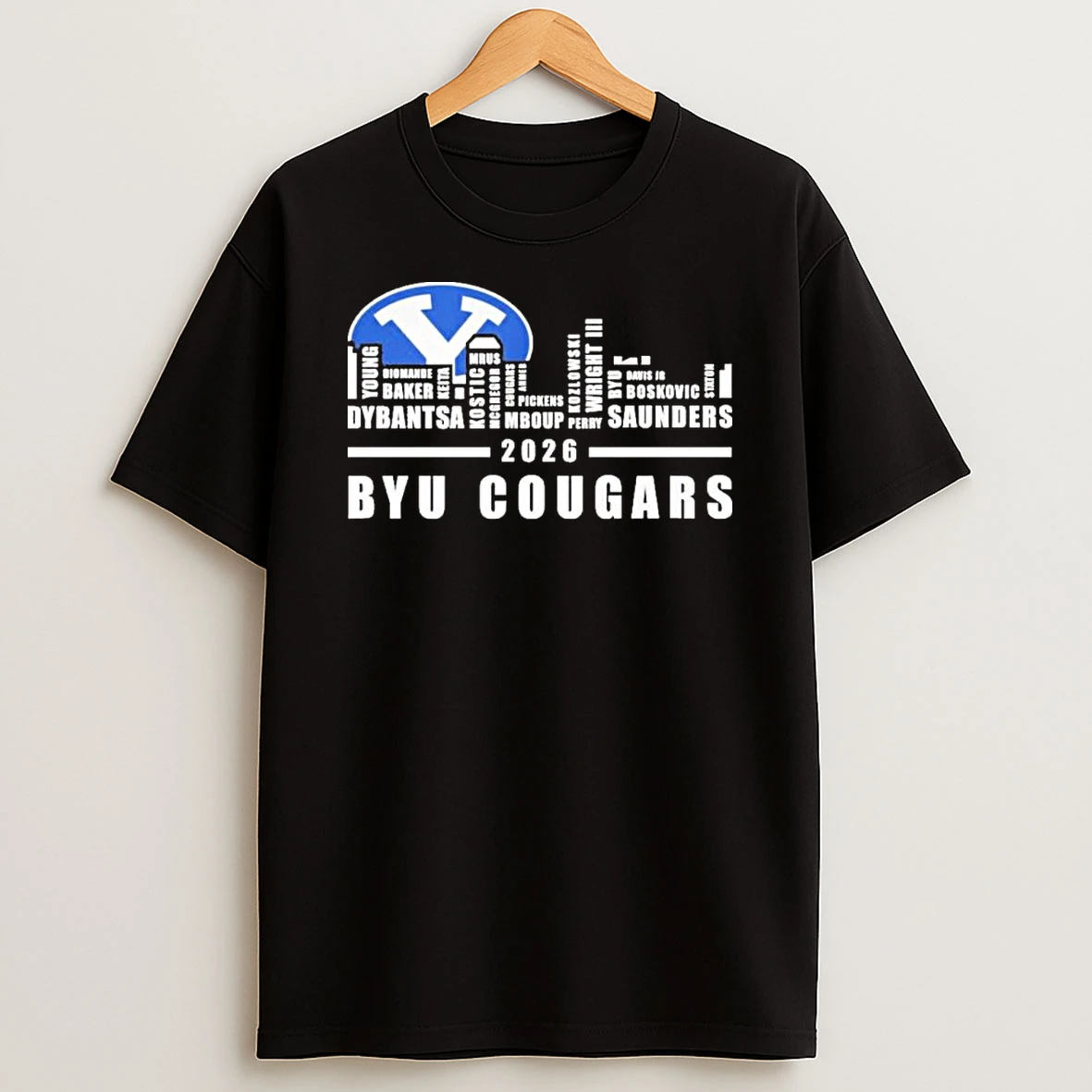 Byu Basketball Skyline Player Names 2026 Shirts