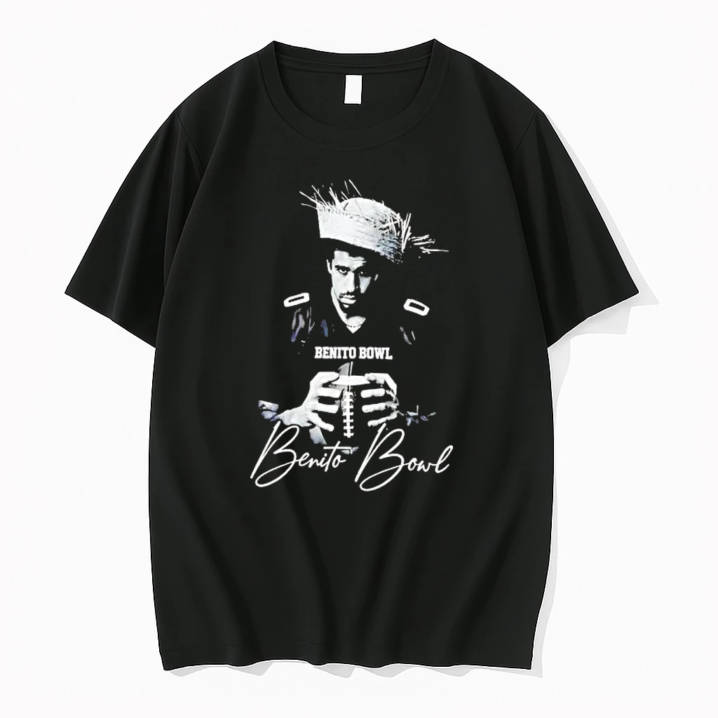 Bad Bunny Benito Bowl Straw Hat Gameday Tee Shirts