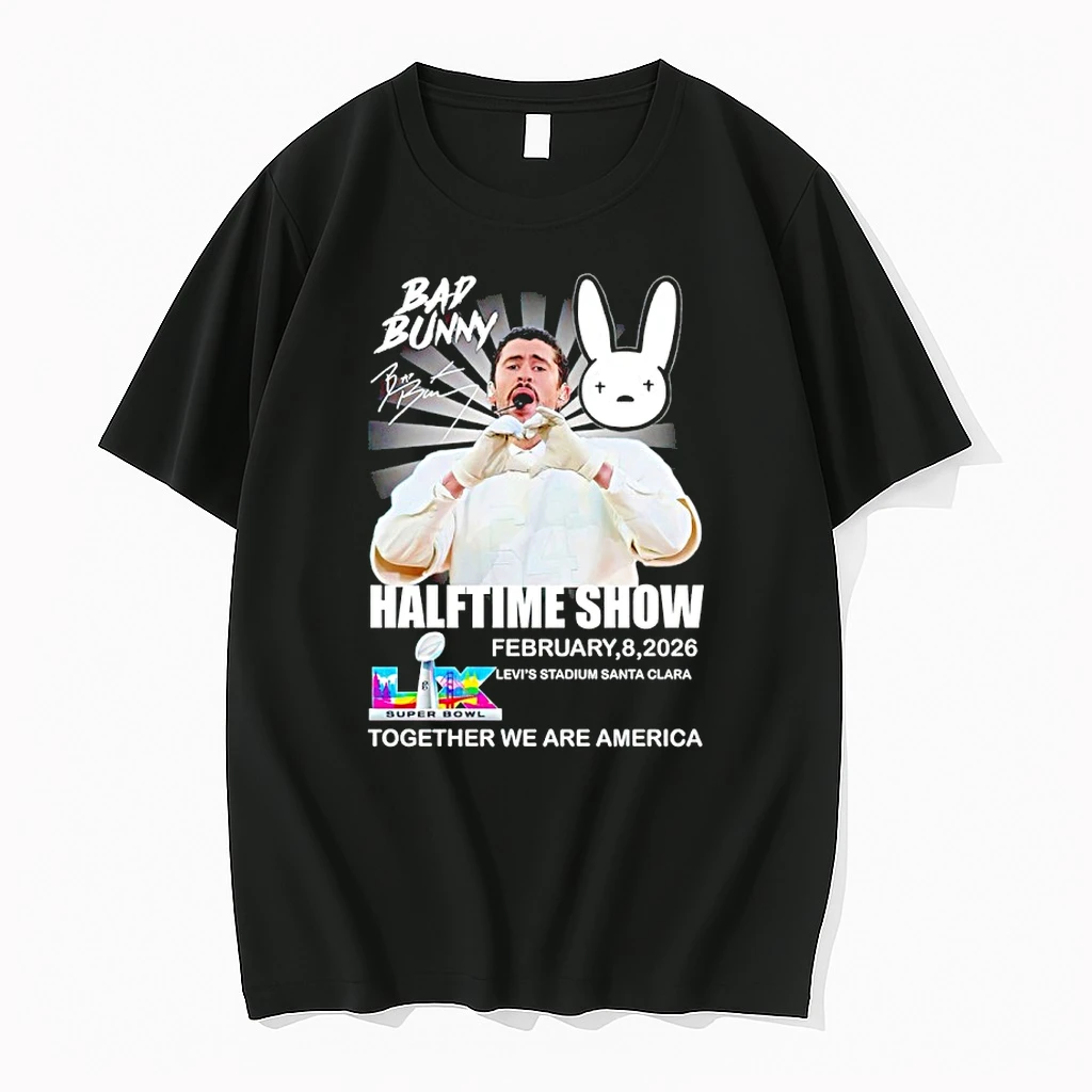 Bad Bunny Halftime Show 2026 Super Bowl Lx Together We Are America Signature Shirts