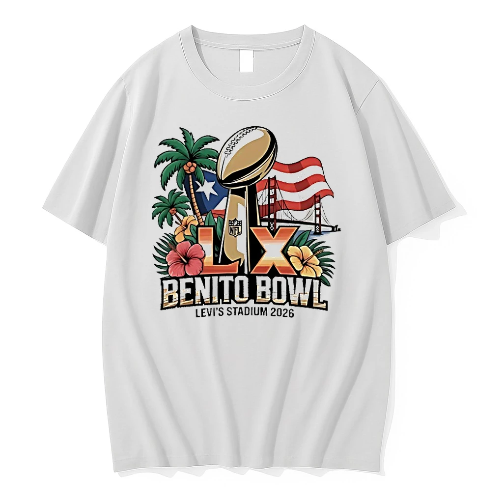 Bad Bunny Super Bowl Lx Benito Bowl Levis Stadium Logo Shirts