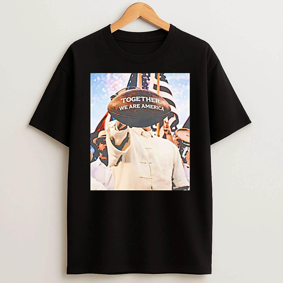 Bad Bunny Super Bowl Football We Are America Shirts