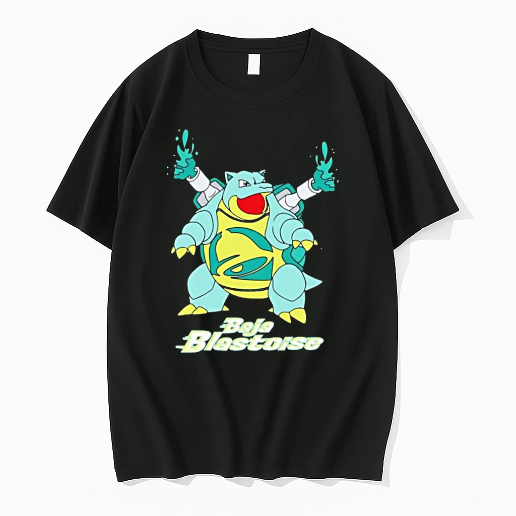 Baja Blastoise Pokemon Water Blast Blue Soda Mashup Shirts