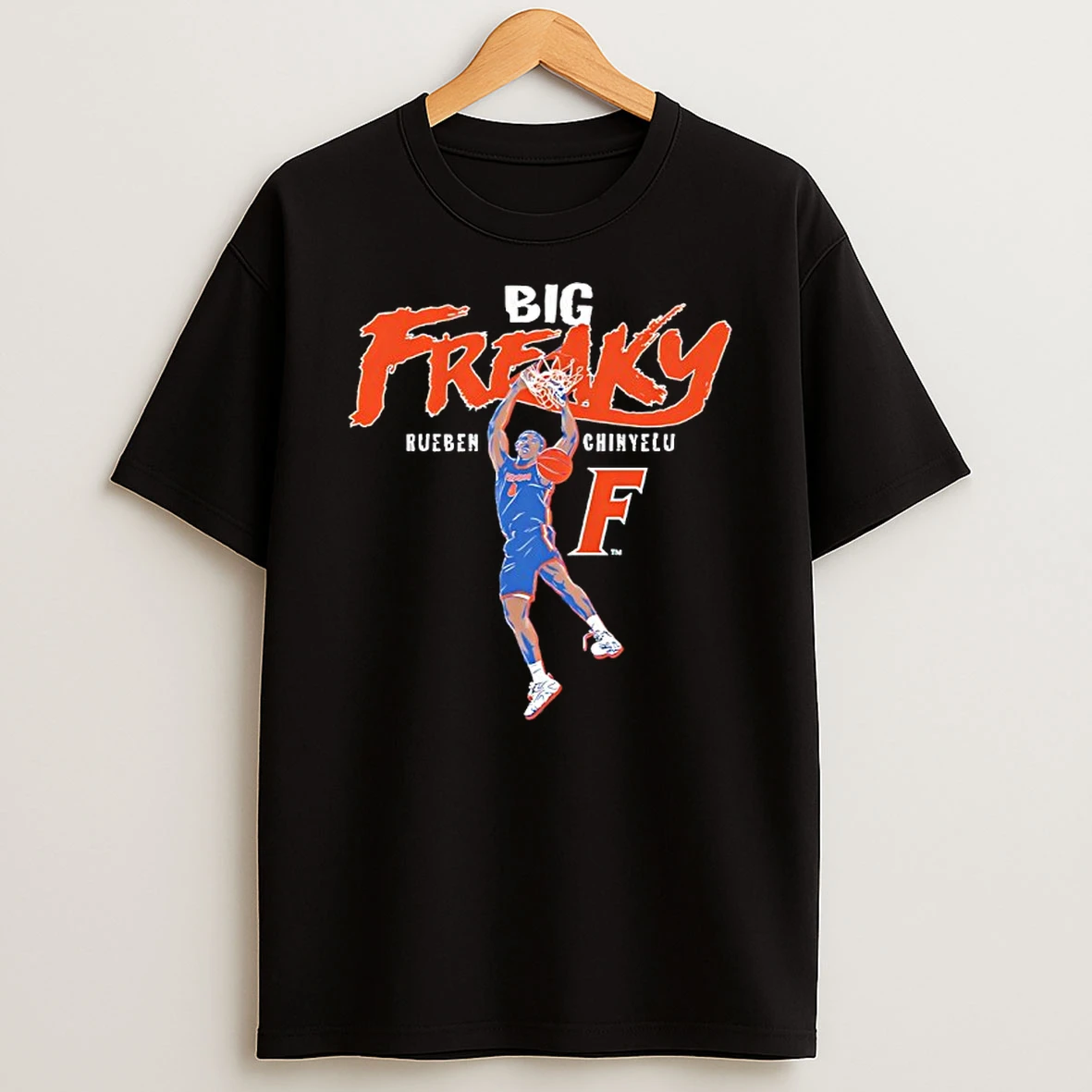Big Freaky Rueben Chinyelu Florida Gators Basketball Shirts