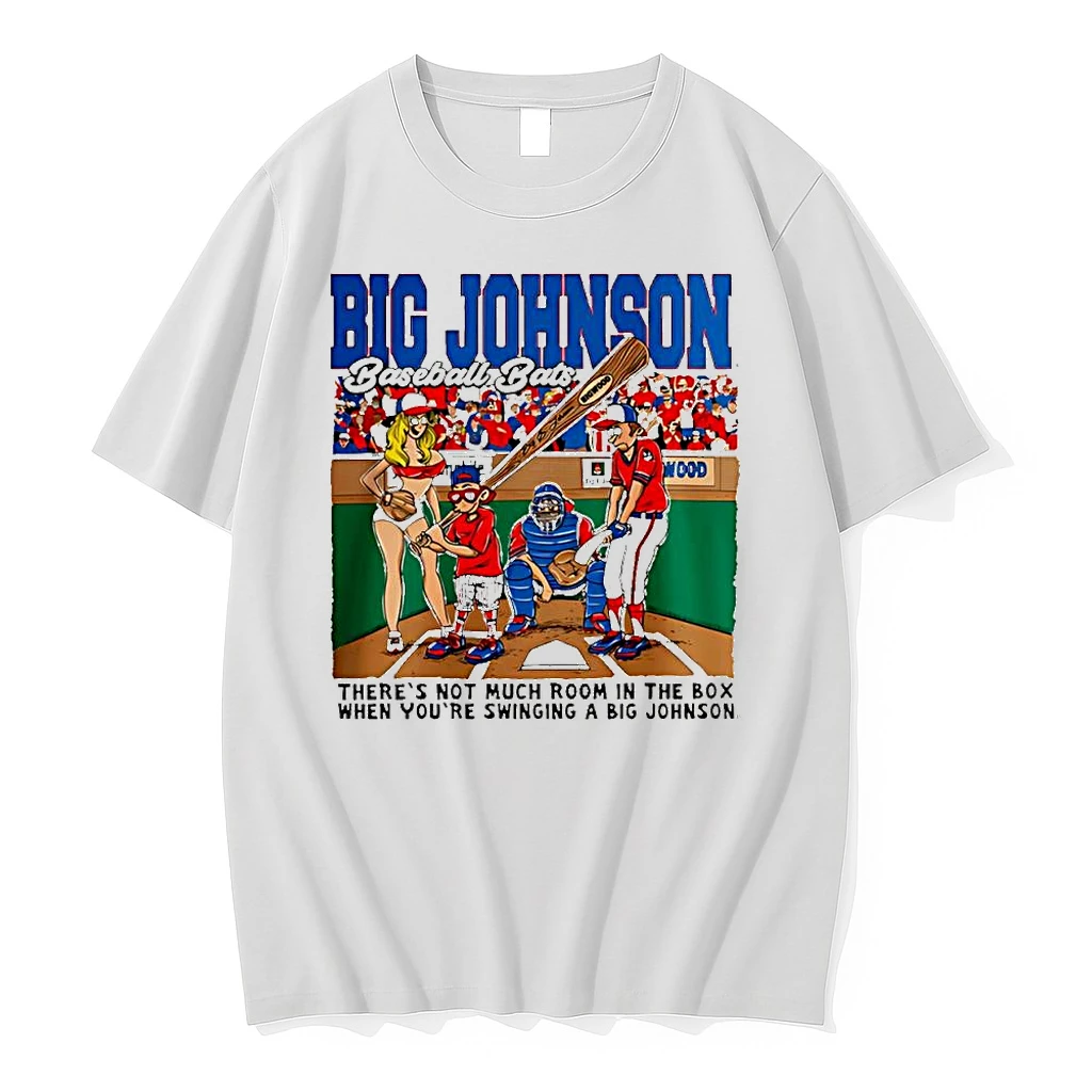 Big Johnson Baseball Bats Theres Not Much Room In The Box Shirts