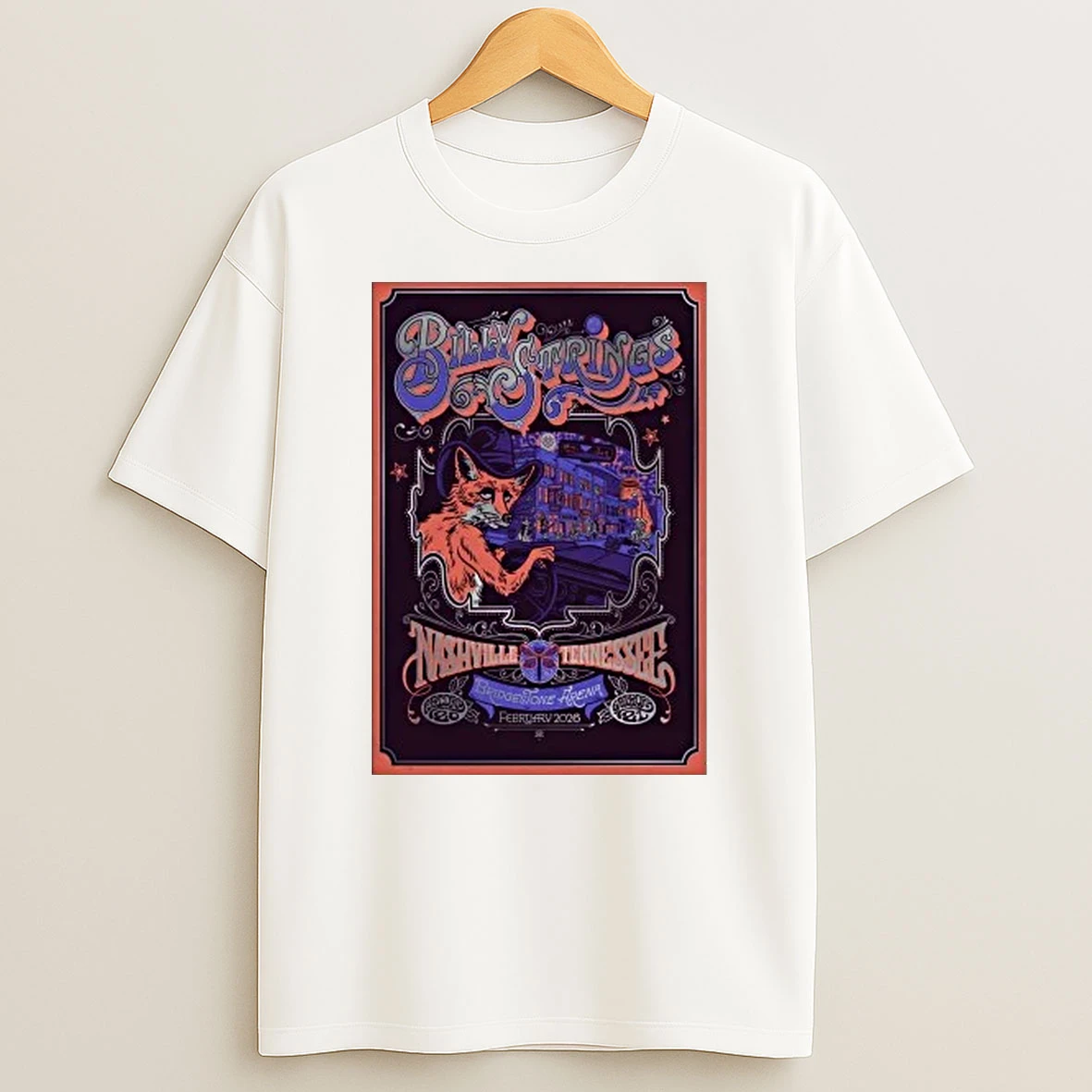 Billy Strings Feb 20 21 2026 Nashville Tn Shirts