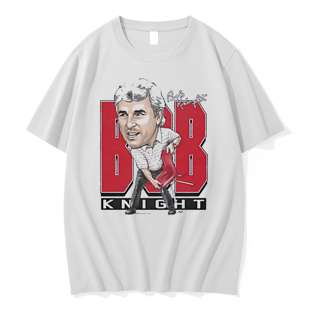 Bob Knight Chair Throw Caricature Shirts