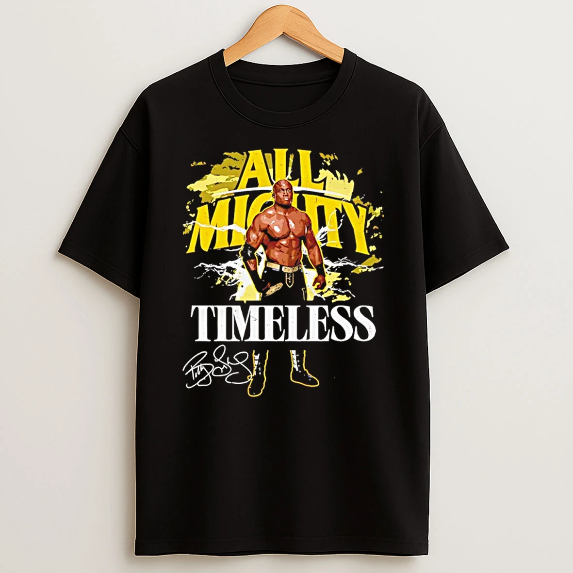 Bobby Lashley All Mighty Timeless Wwe Signature Vintage Shirts