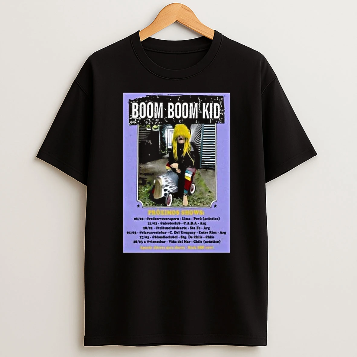 Boom Boom Kid Proximos Shows 2026 Shirts