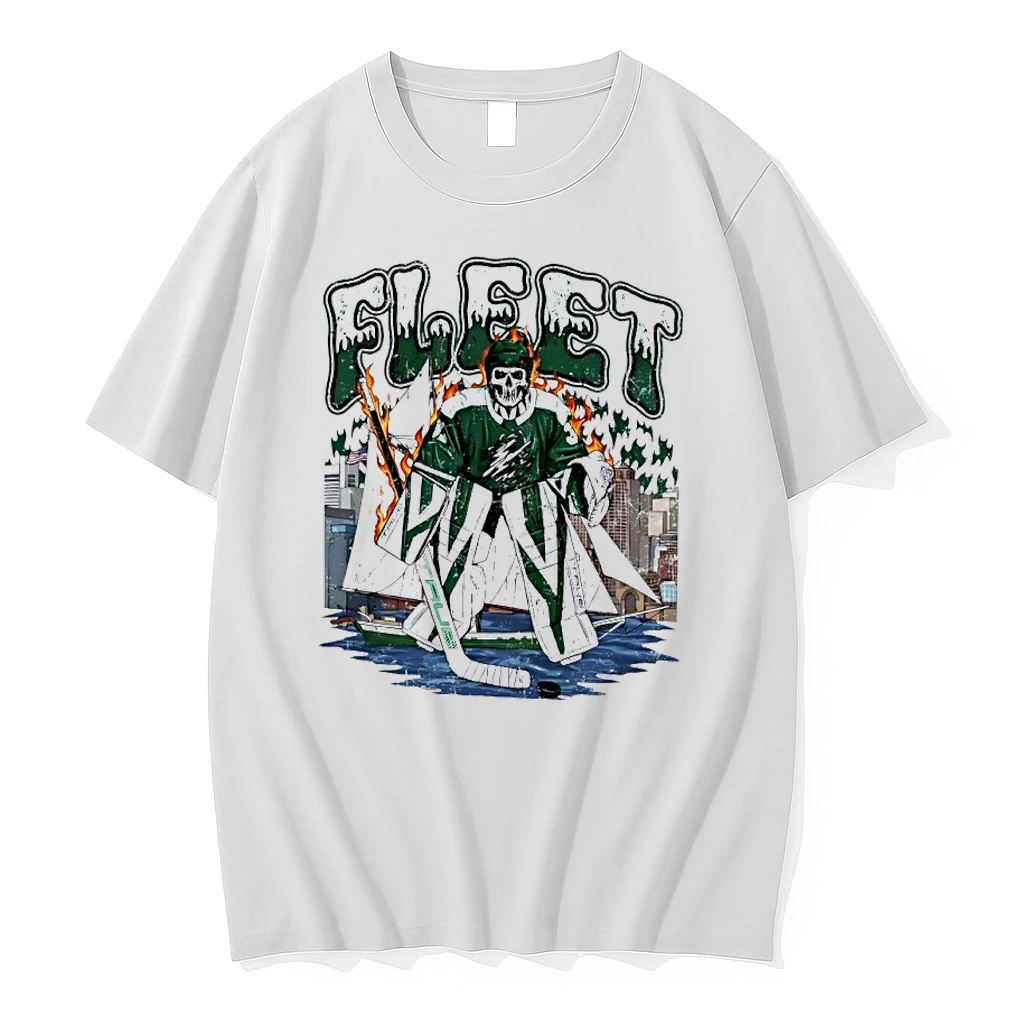 Boston Fleet Hockey Skull Vintage Shirts