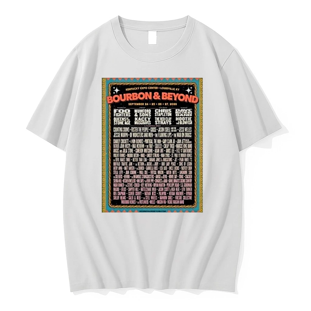 Bourbon And Beyond 2026 Festival Full Lineup In Louisville Kentucky At Kentucky Expo Center On September 24 25 26 27 2026 Shirts