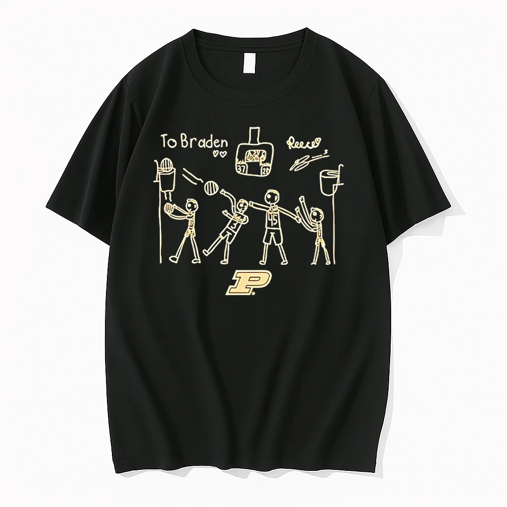 Braden Smith Purdue Boilermakers To Brade Drawing Shirts