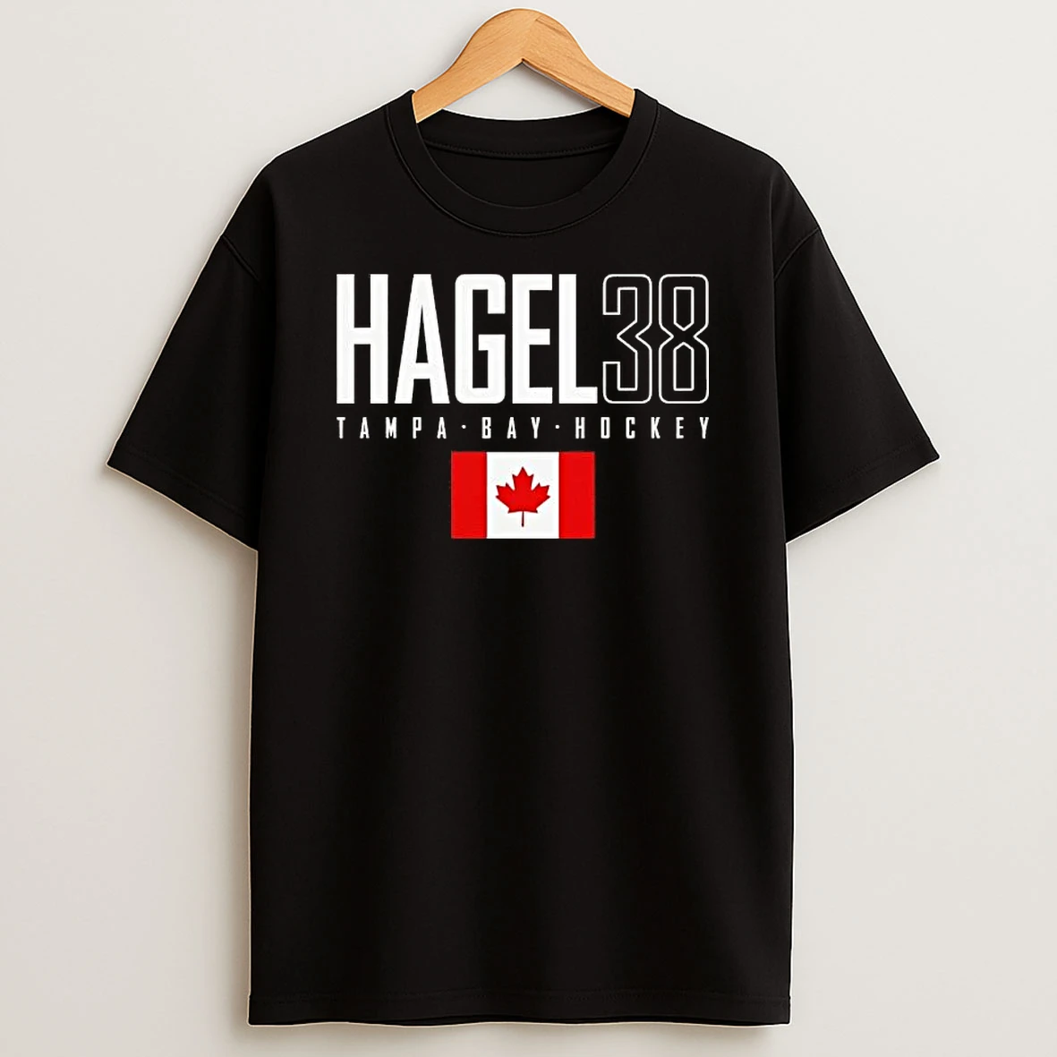Brandon Hagel 38 Tampa Bay Lightning Canada Flag Elite Shirts
