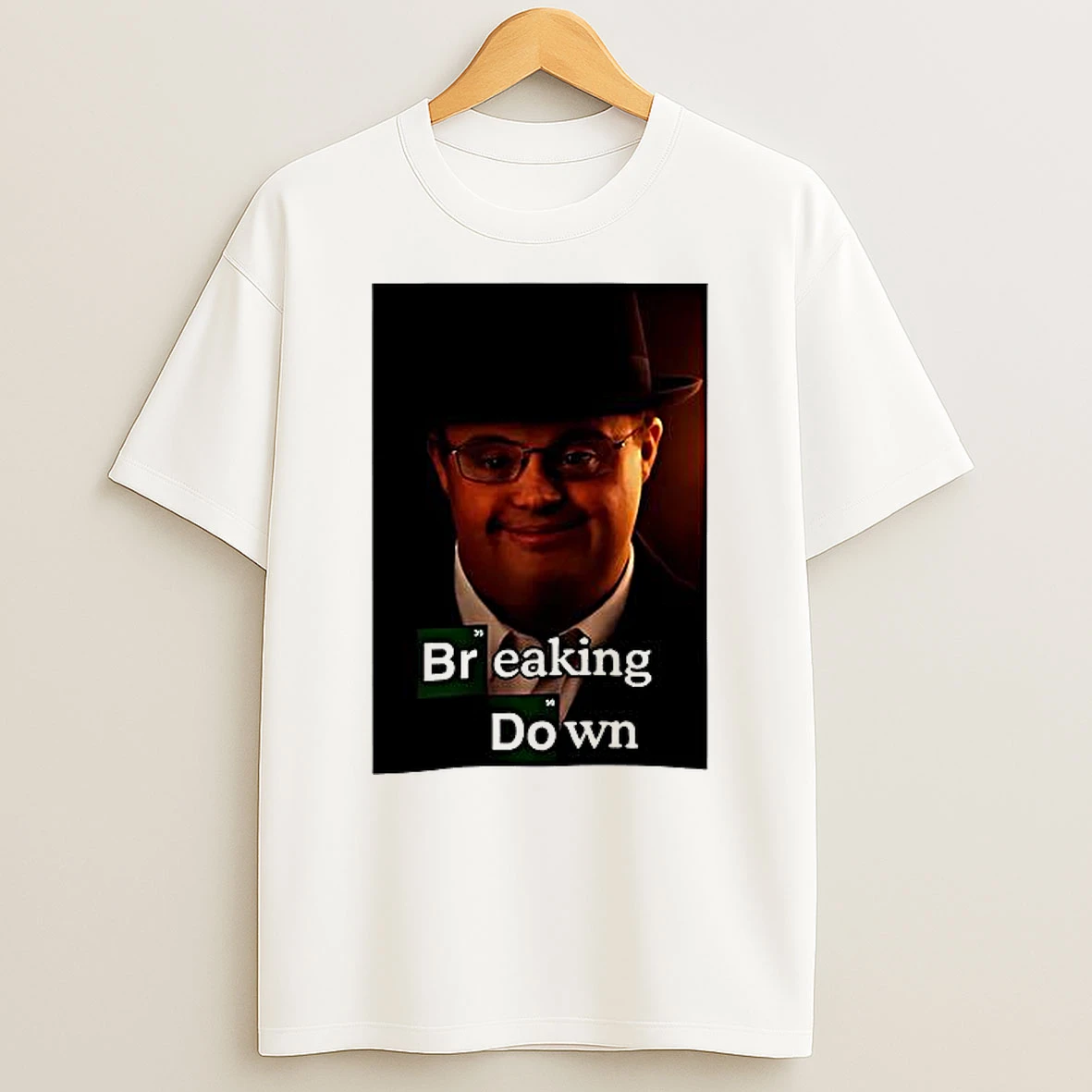 Breaking Down Parody Down Syndrome Woman Shirts