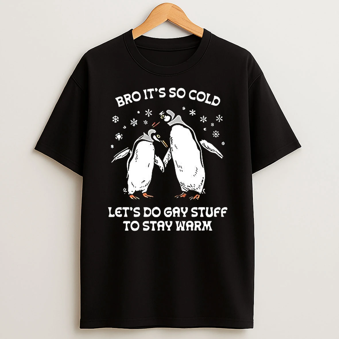 Bro Its So Cold Lets Do Gay Stuff To Stay Warm Woman Shirts