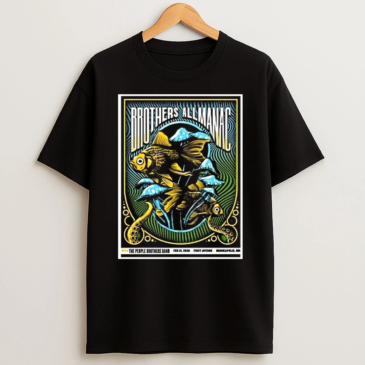 Brothers Allmanac Minneapolis Minnesota 2026 Venue Shirts