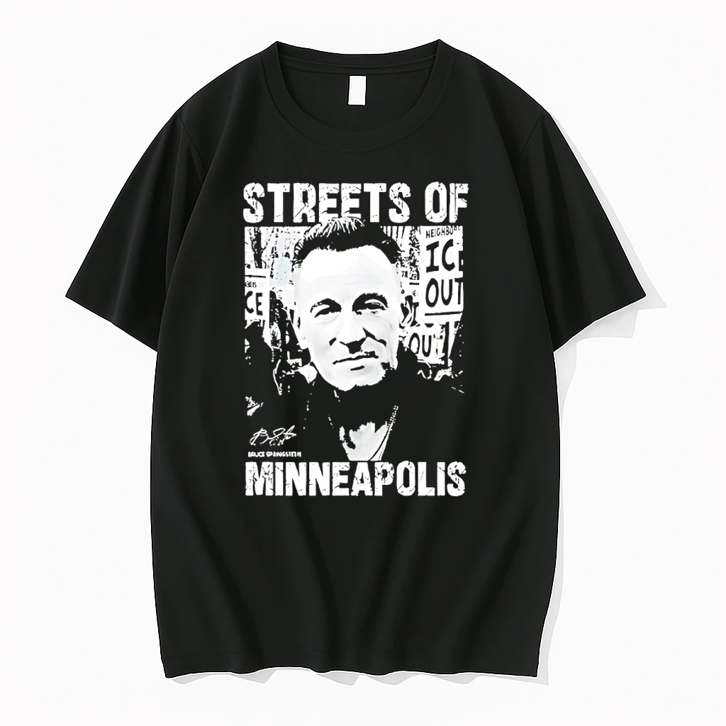 Bruce Springsteen Streets Of Minneapolis Anti Trump Shirts