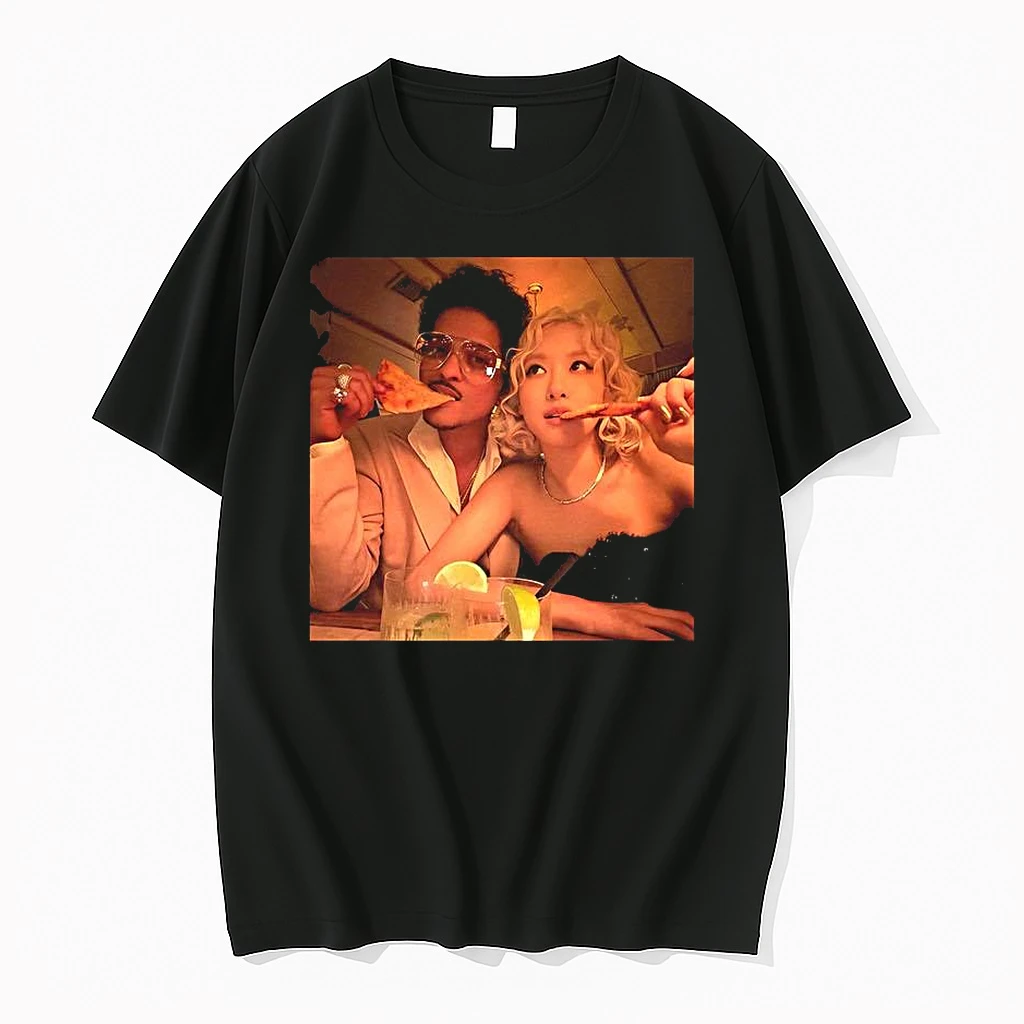 Bruno Mars And Rose Eating Pizza 2026 Grammy Woman Shirts