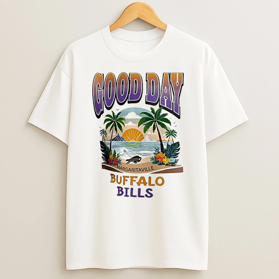 Buffalo Bills Margaritaville Light Blue Good Day Shirts