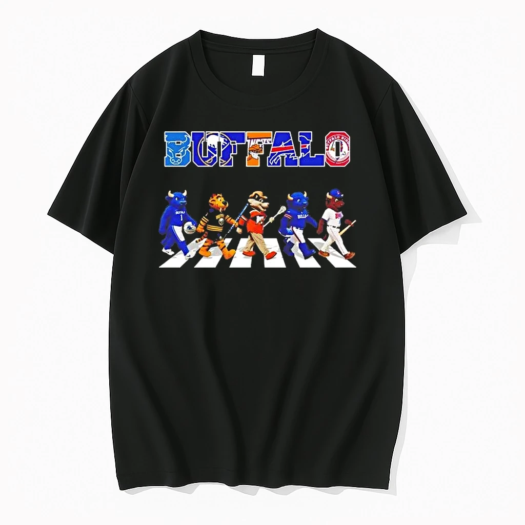Buffalo Bulls Buffalo Sabres Buffalo Bandits Buffalo Bisons Mascot Road Shirts