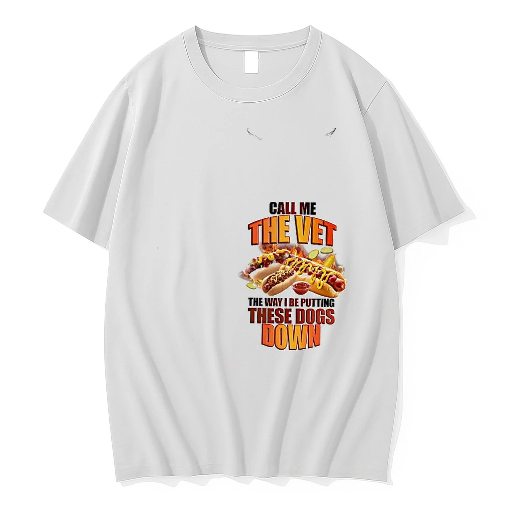 Call Me The Vet The Way I Be Putting These Dogs Down Hot Dog Woman Shirts
