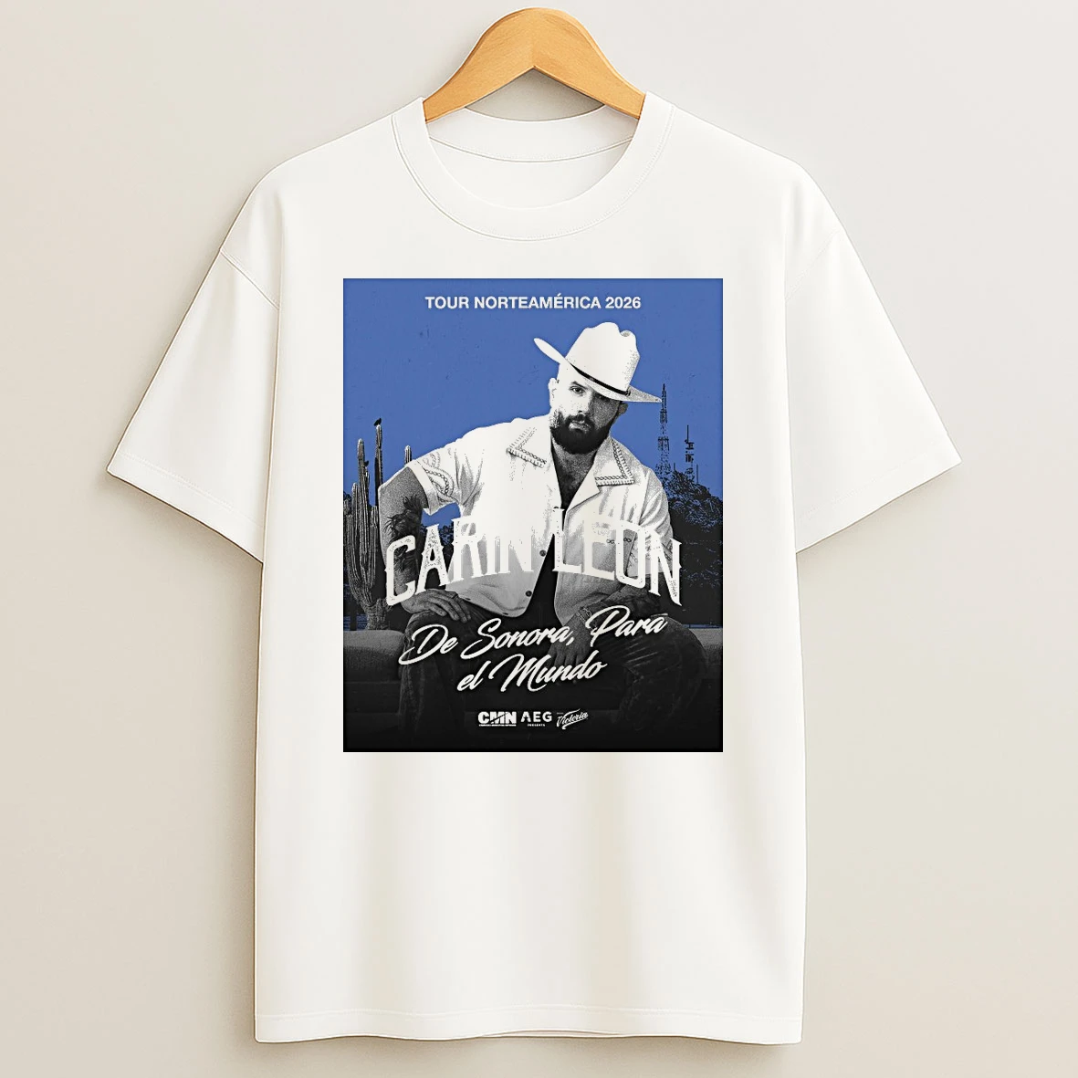 Carin Leon New Tour 2026 De Sonora Para El Mundo Shirts
