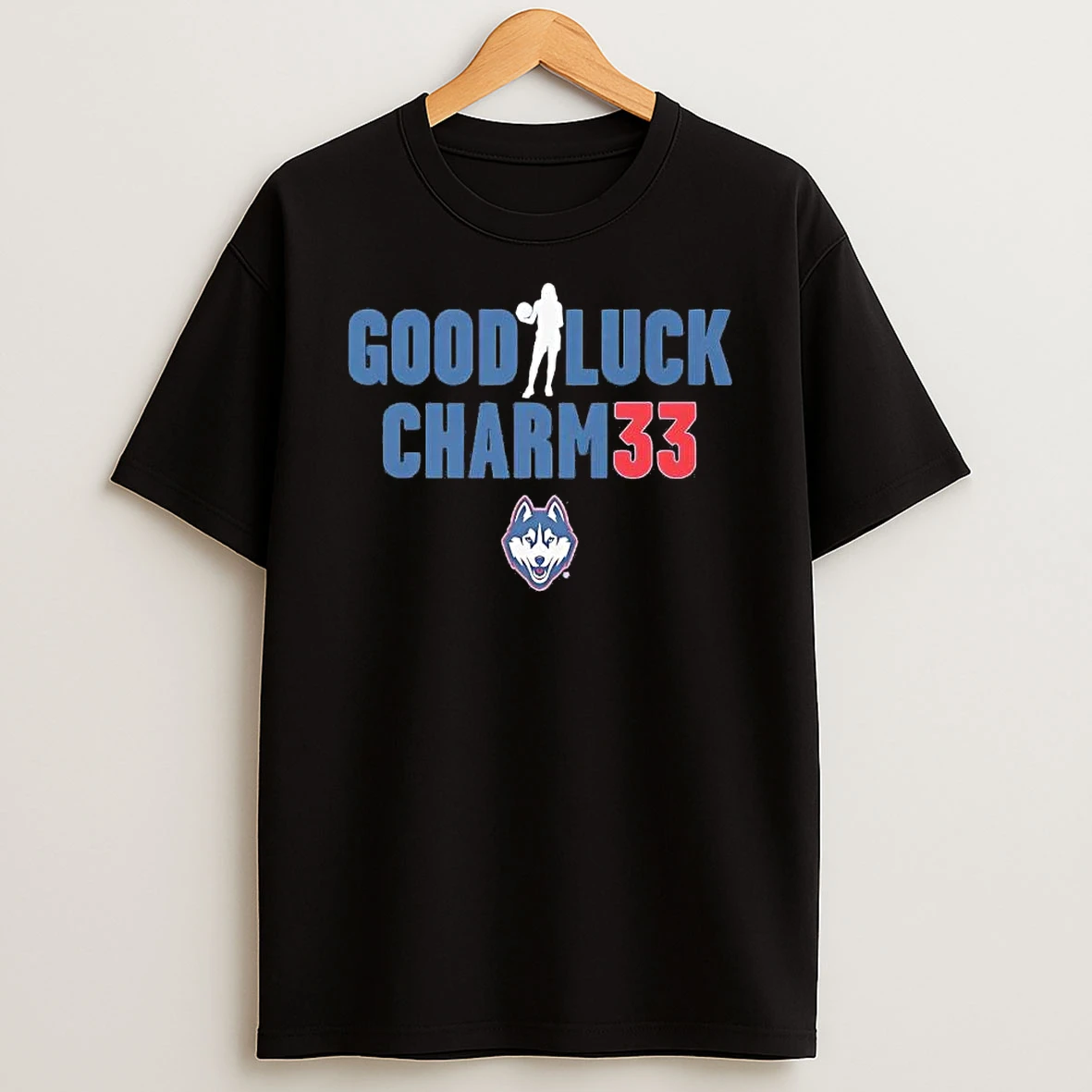 Caroline Ducharme Good Luck Charm 33 Uconn Huskies Shirts