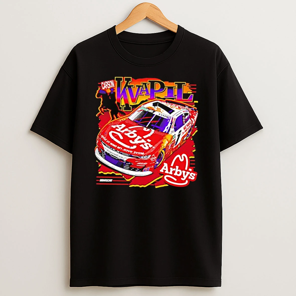 Carson Kvapil Arbys Nascar Chevrolet Racing Horse Silhouette Shirts