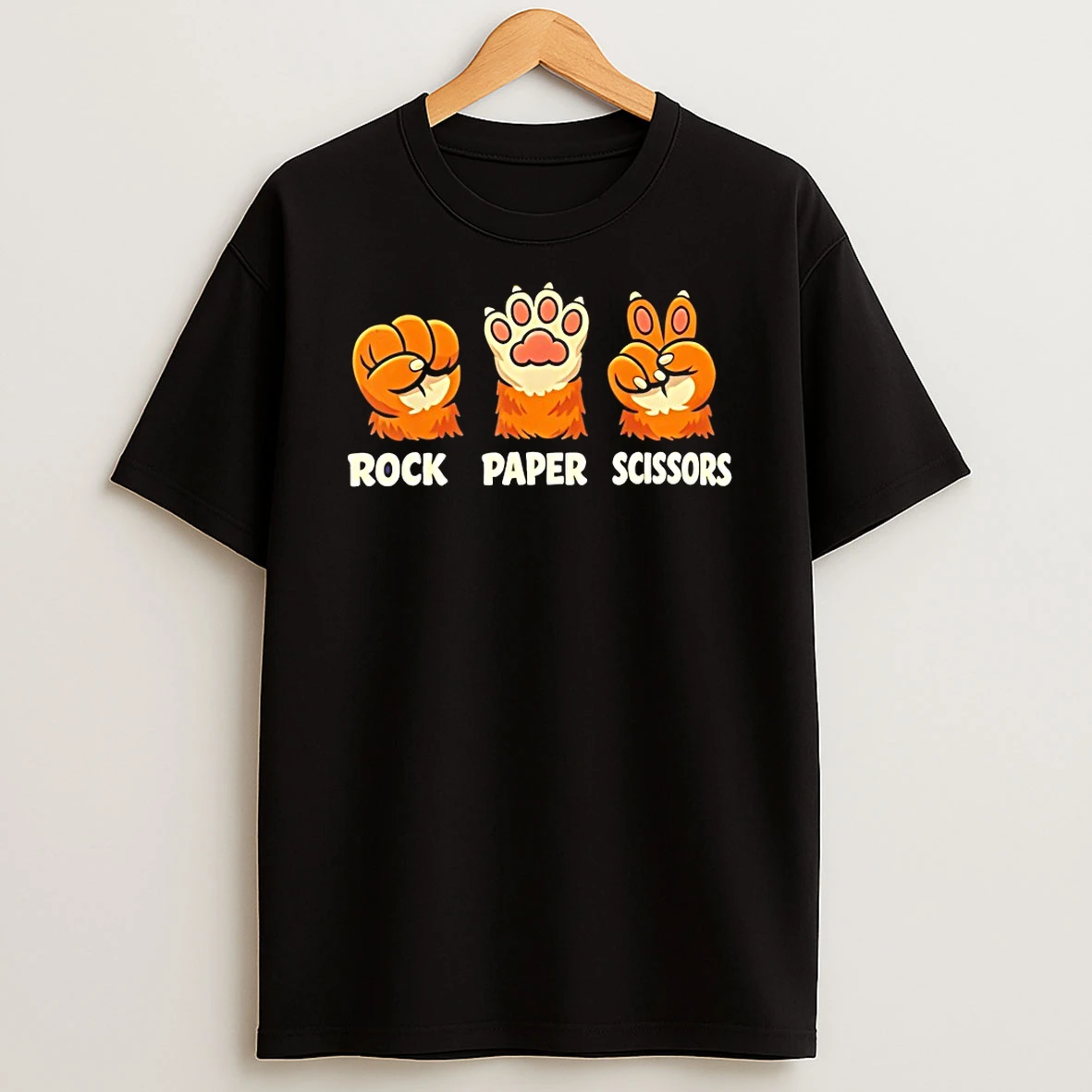 Cat Paw Rock Paper Scissors Shirts