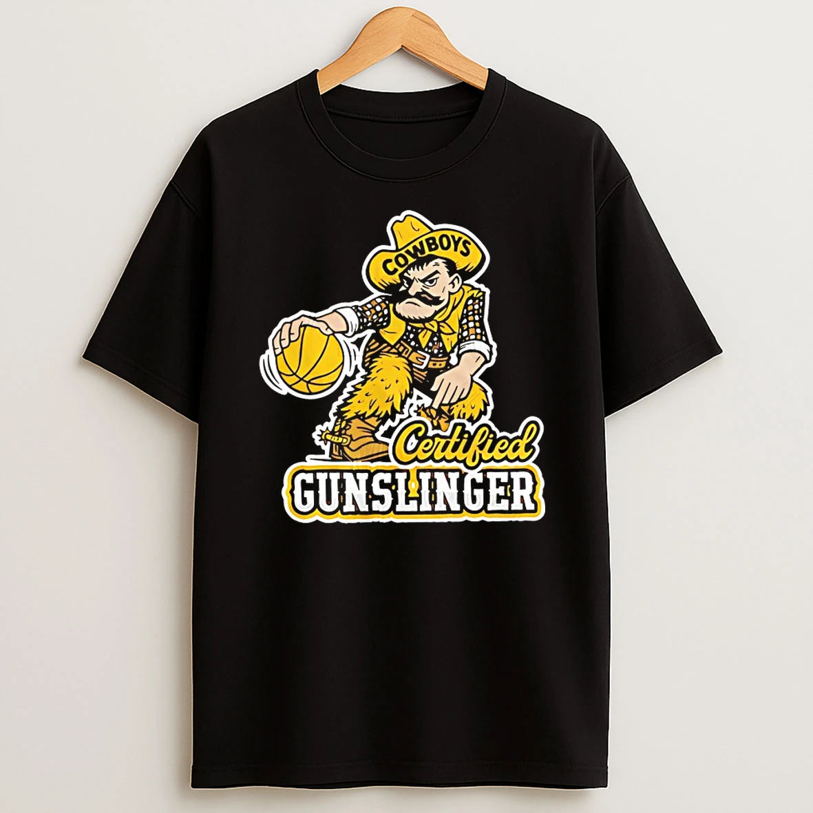 Certified Gunslinger Wyoming Cowboys Shirts