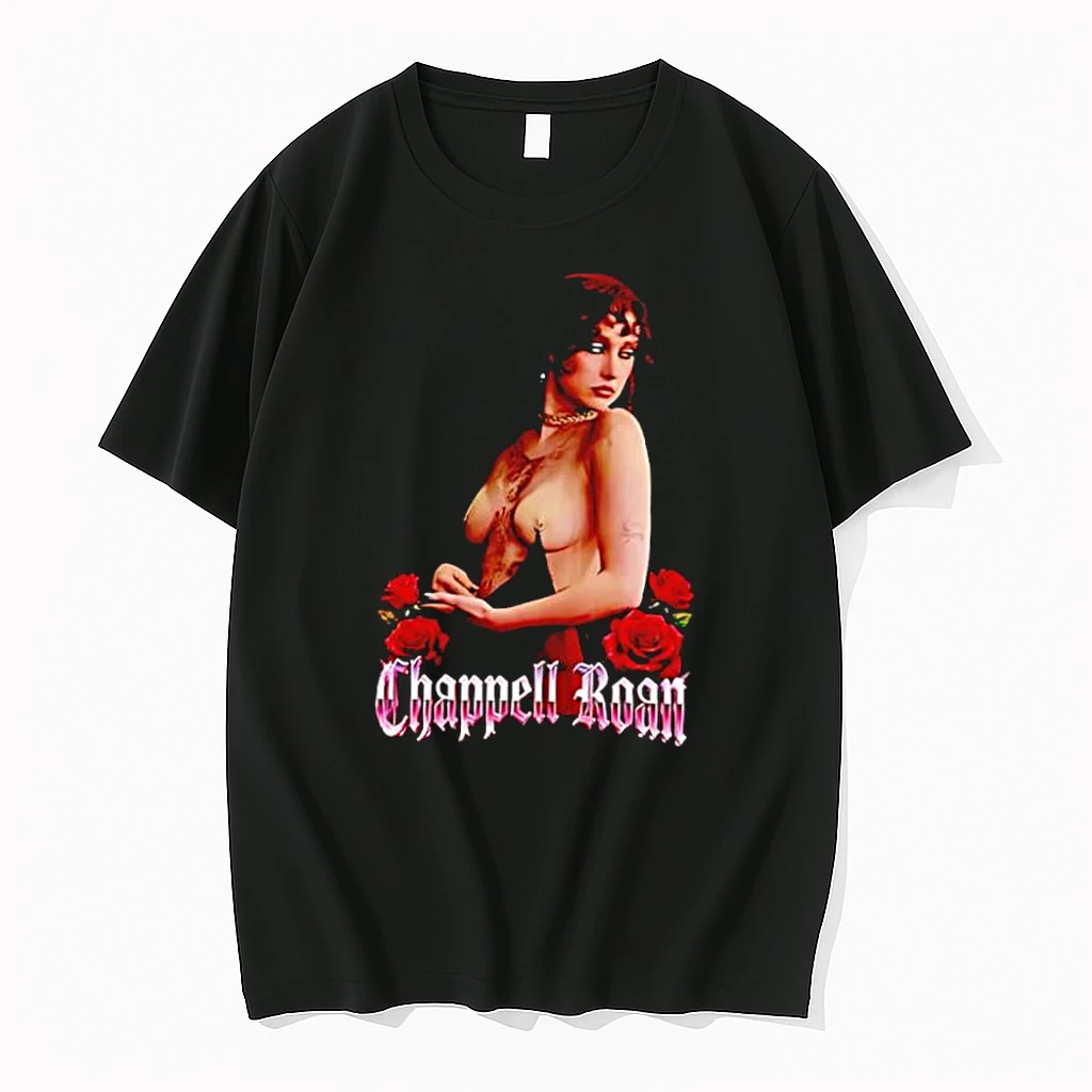 Chappell Roan Red Roses Artistic Portrait Aesthetic Music Fan Shirts