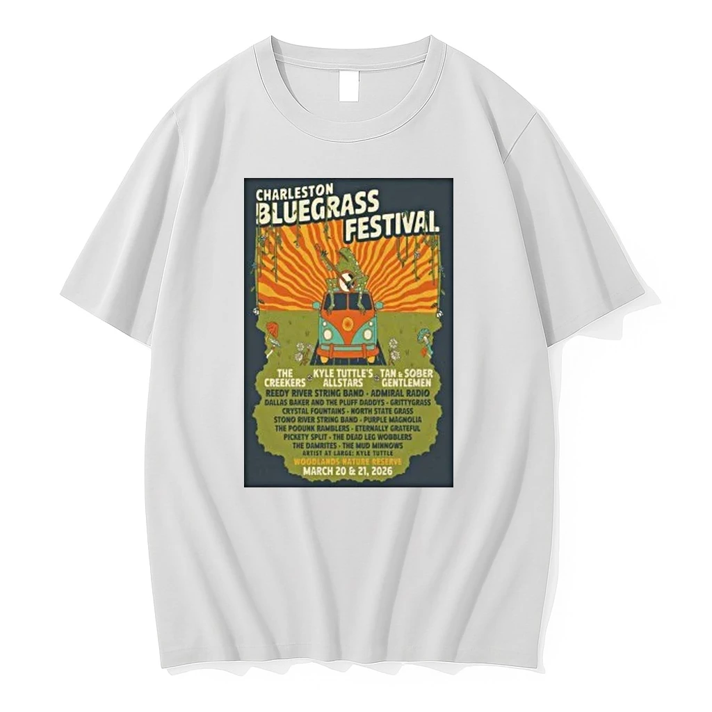 Charleston Bluegrass Festival The Kyle Tuttles Tan And Sober Creekers All Stars Gentlemen Tour 2026 Shirts