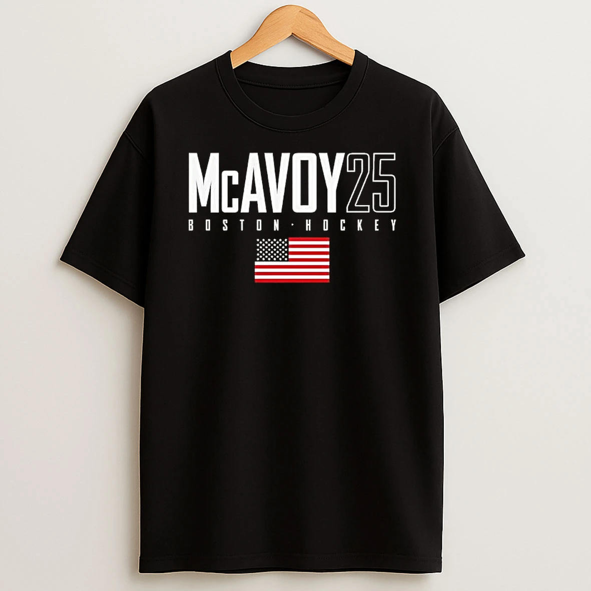Charlie Mcavoy 25 Boston Bruins Usa Flag Elite Shirts