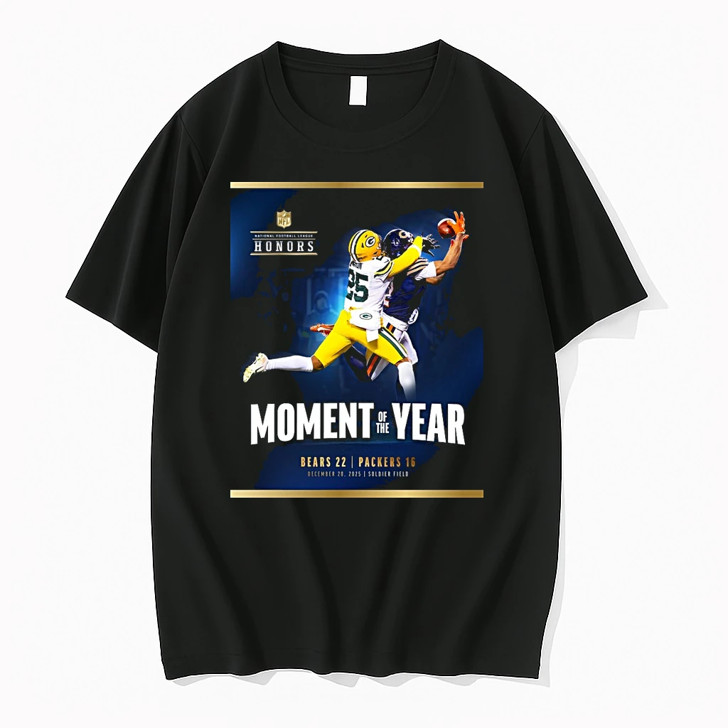 Chicago Bears Moment Of The Year Bears 22 Packers 16 December 202 2025 Soldier Field Shirts
