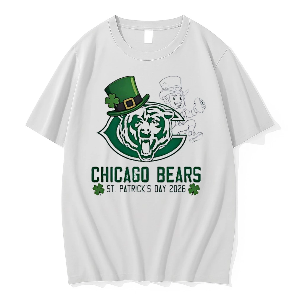 Chicago Bears St Patricks Day 2026 Logo Shirts