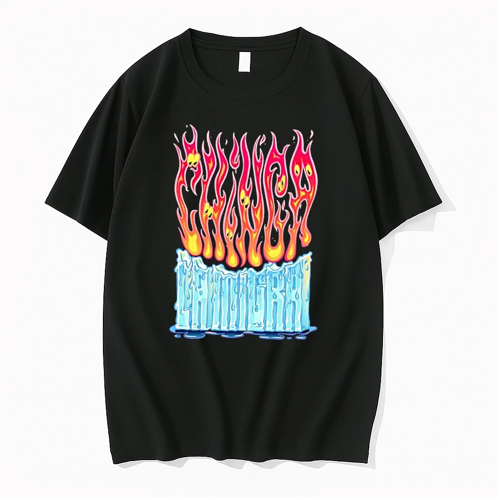Chili Chimichanga Pantera Melting Ice And Fire Graphic Shirts