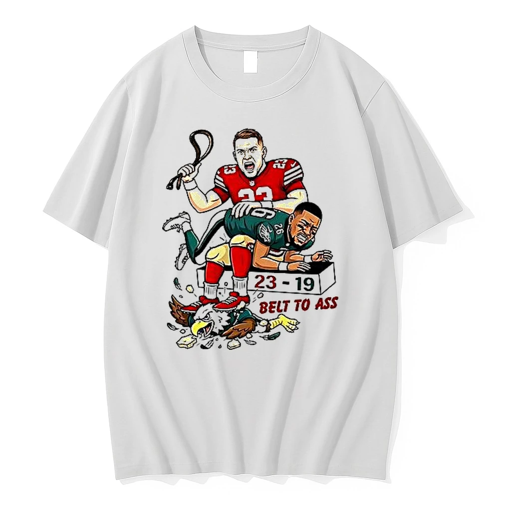 Christian Mccaffrey Belt To Ass Saquon Barkley 23 19 Woman Shirts