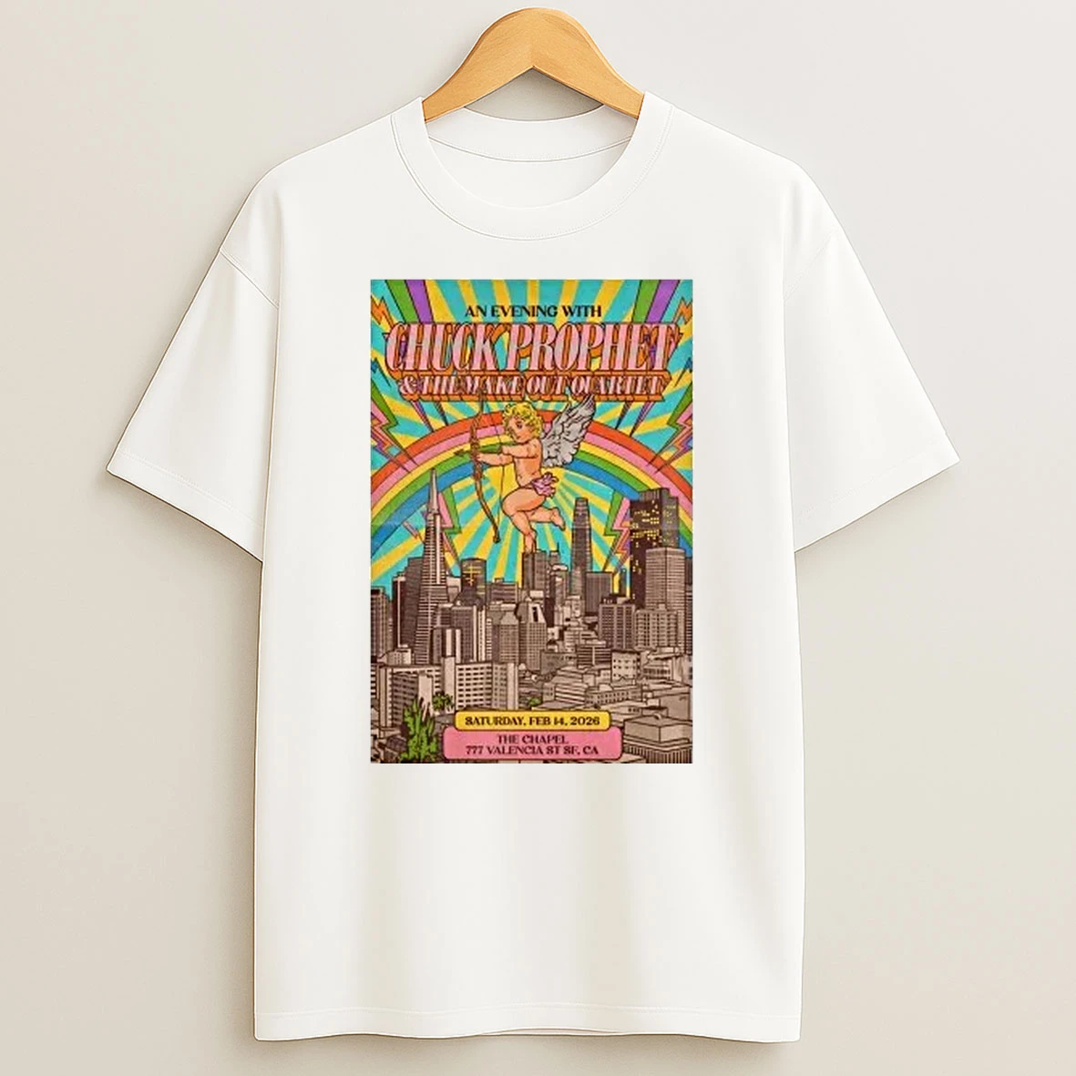 Chuck Prophet 2 14 2026 San Francisco Ca Shirts