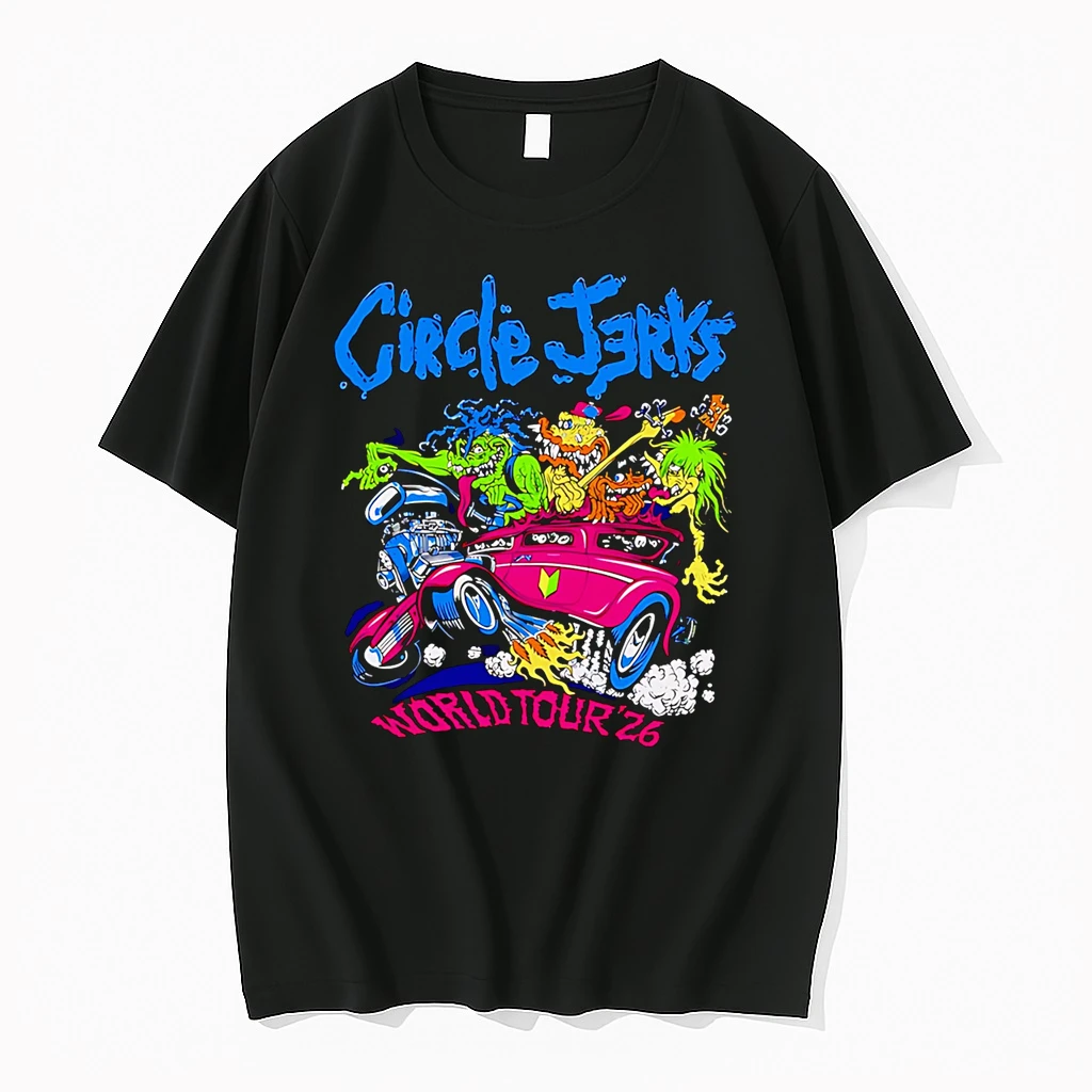 Circle Jerks Pizz Hot Rod 2026 World Tour Shirts