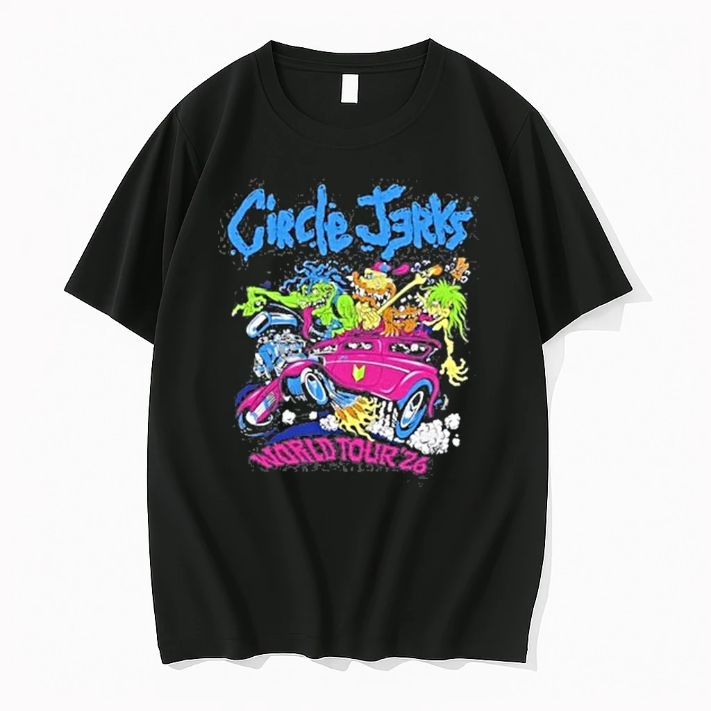 Circle Jerks Pizz Hot Rod World Tour 2026 Shirts