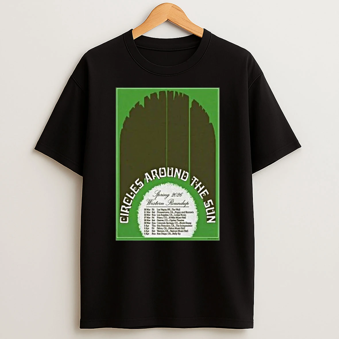 Circles Around The Sun Spring Tour 2026 Shirts
