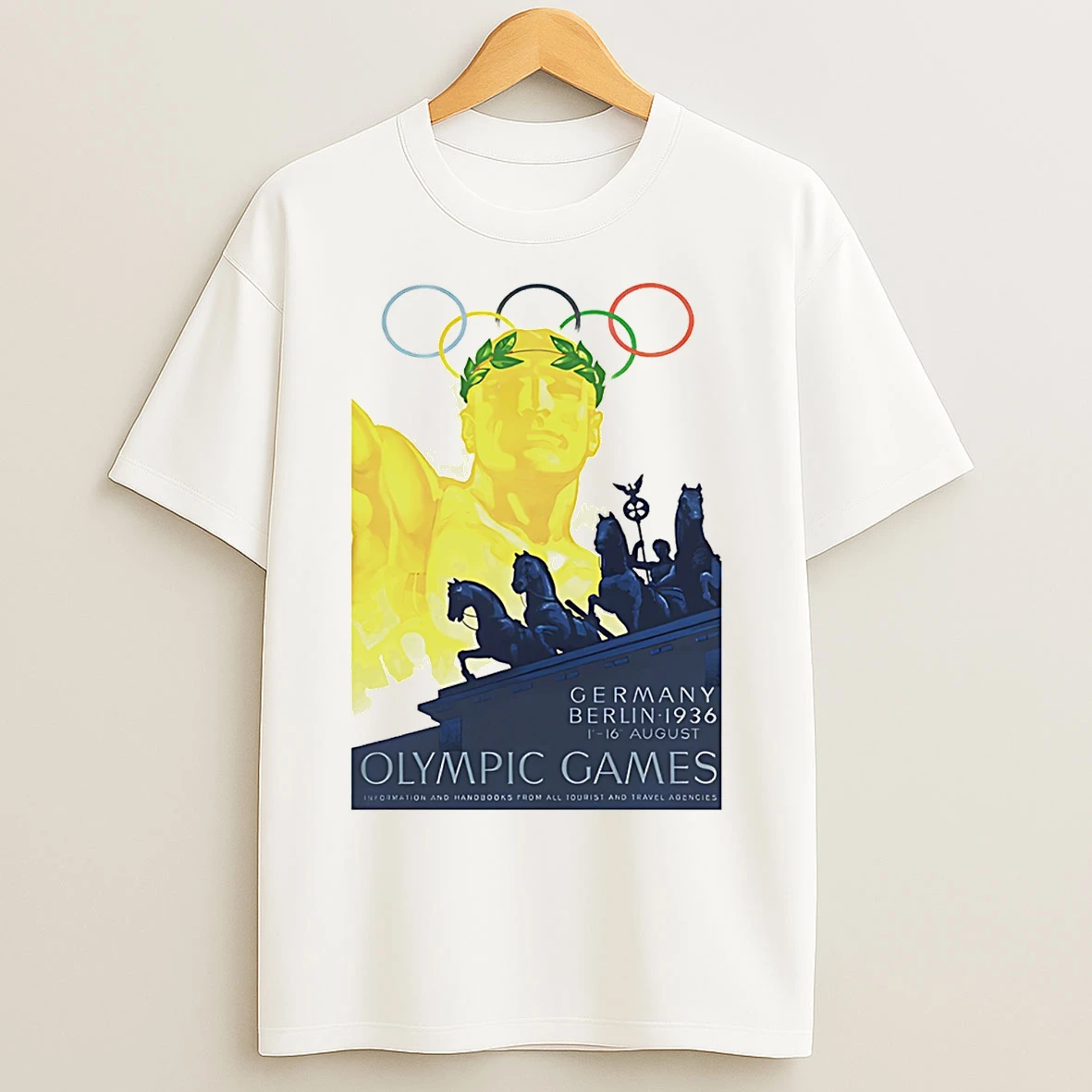 Classic 1936 Berlin Olympic Games Germany Berlin 1936 T Shirts