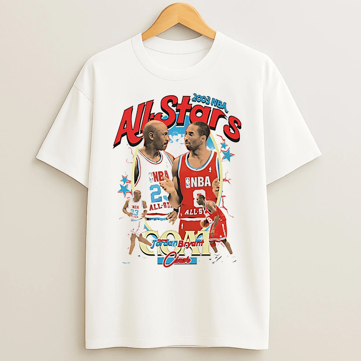 Classic 2003 All Star Jordan And Bryant T Shirts