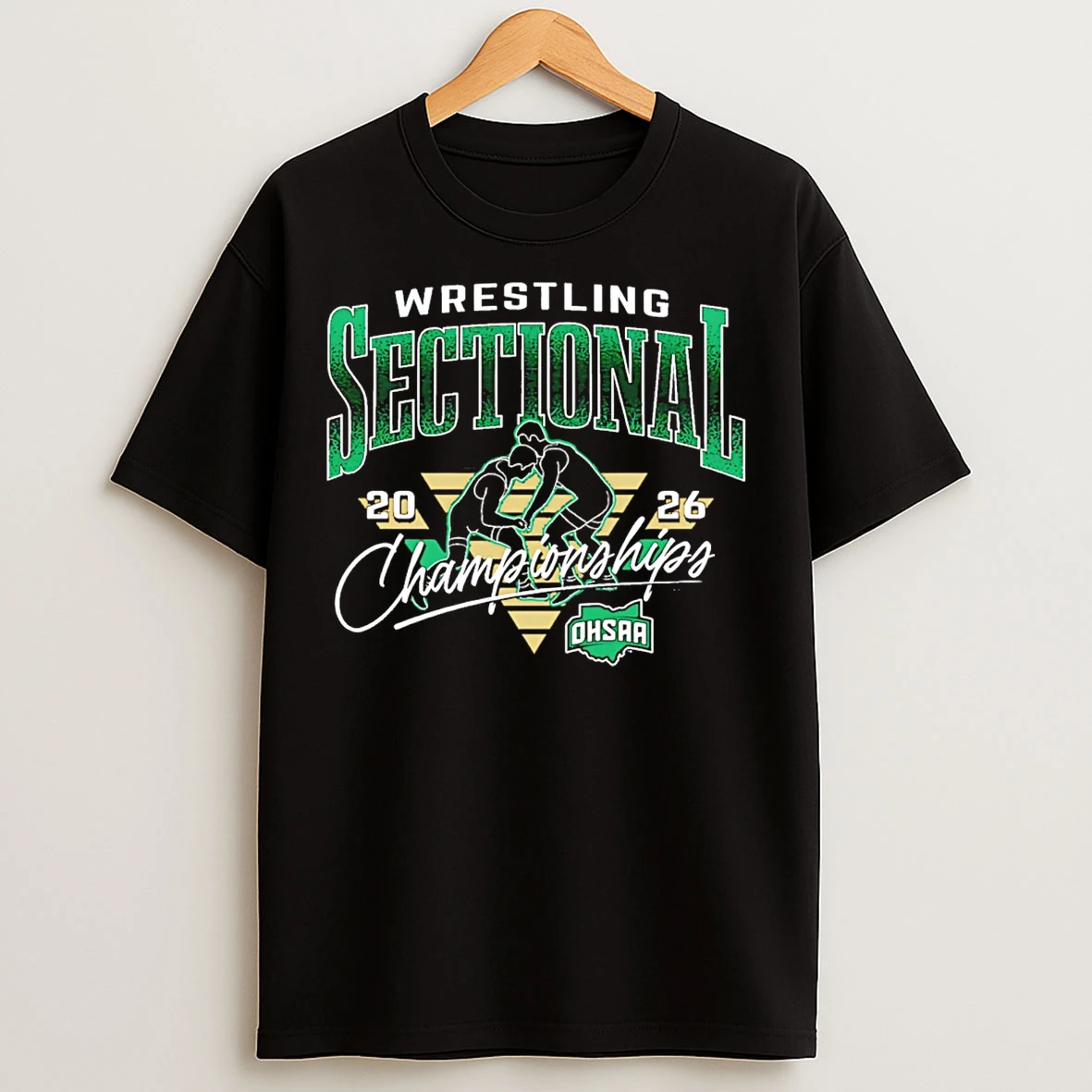Classic 2026 Ohsaa Boys Wrestling Sectionals Logo T Shirts