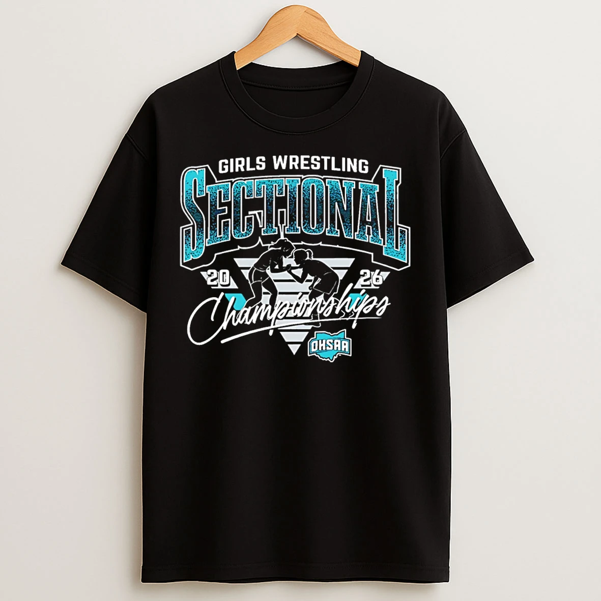 Classic 2026 Ohsaa Girls Wrestling Sectionals Logo T Shirts