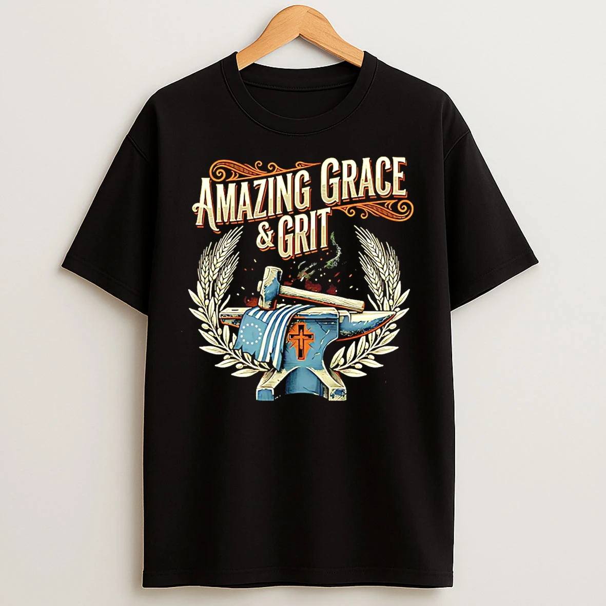 Classic Amazing Grace Grit Vintage T Shirts