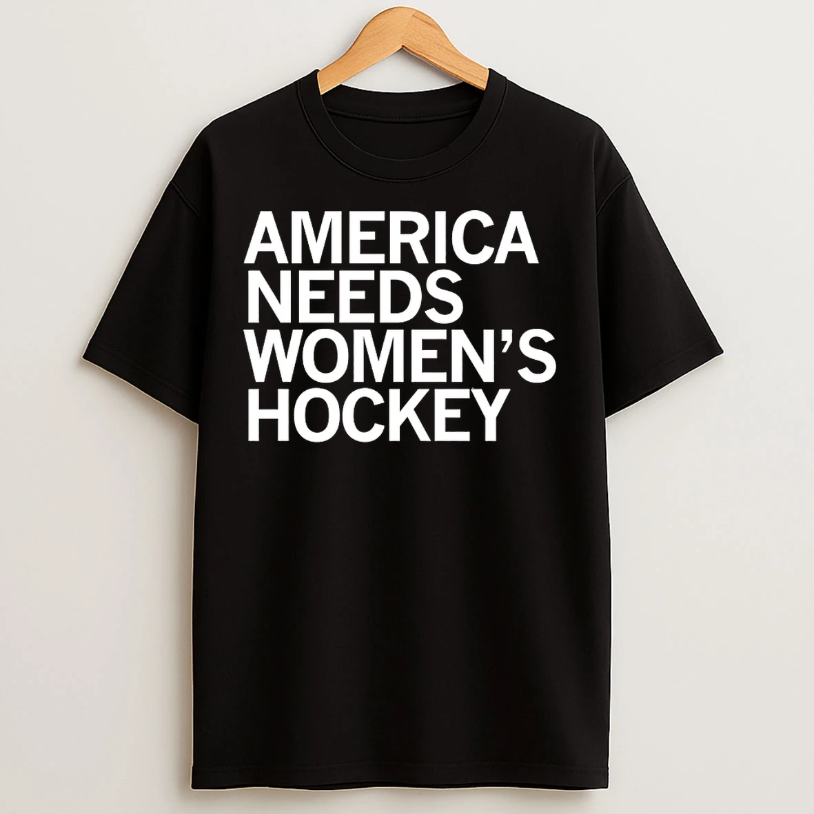 Classic America Needs Womens Hockey T Shirts