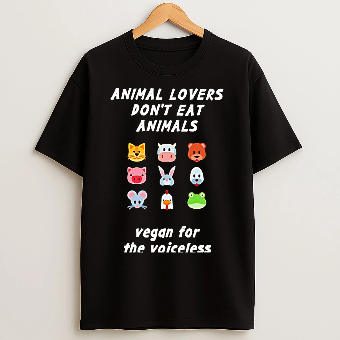 Classic Animal Lovers Dont Eat Animals Vegan For The Voiceless T Shirts