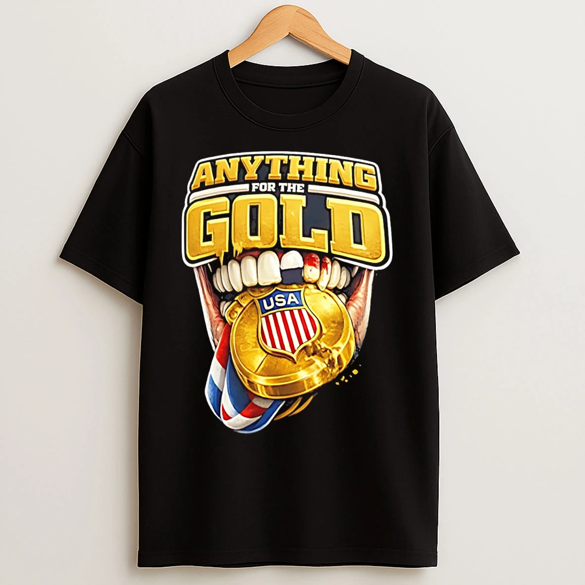 Classic Anything For The Gold Jack Hughes Teeth T Shirts