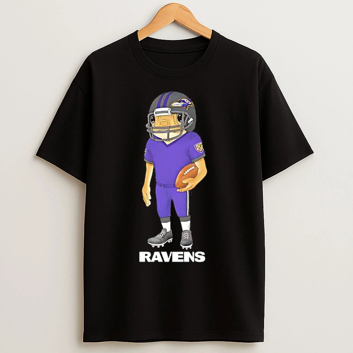 Classic Bad Bunny Nfl Super Bowl Baltimore Ravens Sapo Concho Player T Shirts