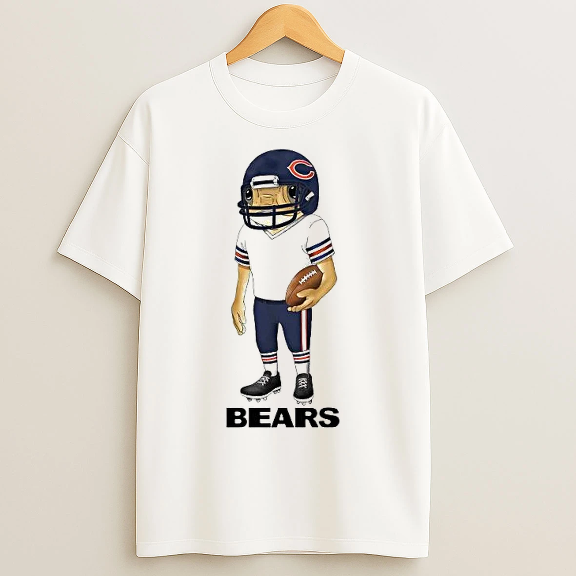 Classic Bad Bunny Nfl Super Bowl Chicago Bears Sapo Concho Player T Shirts